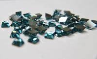 SWAROVSKI 8MM #4854 Space Cut Fancy Stone in Indicolite Comet Argent Light 6/24/72/144 Pieces Nail art decoration, craft supplies