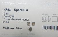 SWAROVSKI 6MM #4854 Space Cut Fancy Stone in 2 Colors 6/24/72/144 Pieces Nail art decoration, craft supplies, wedding decorations, sparkles
