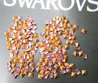 4/8 mm Swarovski #4428 Square Fancy Stone Rose 6/36/72/144/720 Pieces (209)