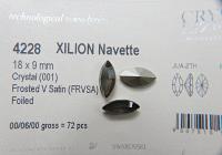 18x9 mm Swarovski #4228 Xilion Navette Crystal Frosted V Satin 2/6/24/72 Pieces gemstones opal, jewlery making, color zirconium