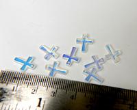 Swarovski Elements 12x10mm Swarovski Crystal Classic Cross Pendant (3 Colors) 6860 Jewelry supplies, charms, pendants, jacket embellishment
