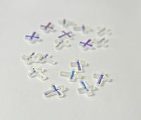 Swarovski Elements 12x10mm Swarovski Crystal Classic Cross Pendant (3 Colors) 6860 Jewelry supplies, charms, pendants, jacket embellishment