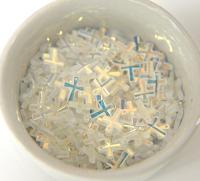Swarovski Elements 12x10mm Swarovski Crystal Classic Cross Pendant (3 Colors) 6860 Jewelry supplies, charms, pendants, jacket embellishment