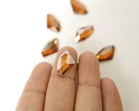 SWAROVSKI 4756 Galactic Flat Fancy Stone 19X11.5MM Crystal/Sahara/Crystal Copper/Jet 2/6/24 Pieces