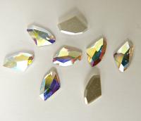 SWAROVSKI 4756 Galactic Flat Fancy Stone 19X11.5MM Crystal/Sahara/Crystal Copper/Jet 2/6/24 Pieces
