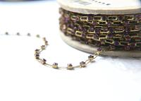 Vintage Swarovski Cupchains 272R4 - Round String 12ss in Amethyst (3mm) 0.5/1/2/5 Meters