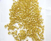 4/5mm Lime Swarovski Bicone beads 12/36/72/144/432/720 Pieces VINTAGE SWAROVSKI (385) jewelry supplies, embroidery materials, craft supply