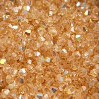 4mm Swarovski Light Peach AB Bicones beads 36/72/144/432/720 Pieces, rainbow beads, craft supplies, jewelry making