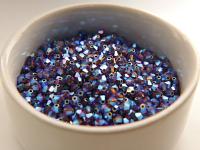 Swarovski (3/4mm) Amethyst AB 2X FC Bicones Rainbow Beads 36/72/144/432/720 Pieces rainbow beads, jewelry making, couture embellishments
