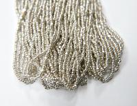 11/0 Hanks Charlotte Cut Beads STERLING SILVER Coated 1/5/25/50/100 Hanks 2.0mm jewellery rare glass beads, jewelry supply, findings