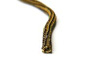 Vintage Round Black Rhinestone lace in brass 6mm thick for embellishments/Jewellery/couture inside (Hole 3mm)