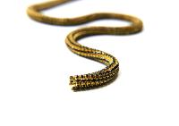 Vintage Round Black Rhinestone lace in brass 6mm thick for embellishments/Jewellery/couture inside (Hole 3mm)