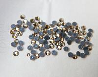16SS Swarovski Flatbacks Hotfix in Crystal Golden Shadow Chaton Roses (4mm) Made in Austria 36/72/288/720 Pieces