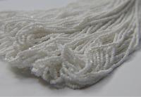 11/0 Hanks Charlotte Cut Beads 03050 Chalk White 1/5/25/50/100 Hanks 2.0mm glass beads, jewelry supply, findings, craft supply, vintage bead