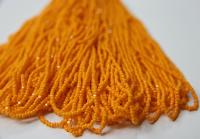 13/0 Hanks Charlotte Cut Beads 53430 Opaque Light Orange 1/5/25/50/100 Hanks glass beads, jewelry supply, findings, NATIVE BEADSsupply