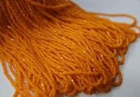 13/0 Hanks Charlotte Cut Beads 53430 Opaque Light Orange 1/5/25/50/100 Hanks glass beads, jewelry supply, findings, NATIVE BEADSsupply