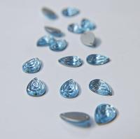 16x11mm Rare Vintage Swarovski Pear Swirl 2 HOLE Sew-On Rhinestones 2/6/12/36 pieces