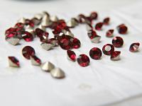 Swarovski 38ss Chaton Round Ruby 6/12/24/100/300 Pieces