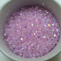 4mm Swarovski ROSALINE AB raibow Bicones beads 36/72/144/432/720 Pieces jewelry making findinga, embroidery materials, couture embellishment