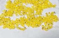 4mm Citrine Aurore Boreale Swarovski Bicone Cuts AB beads 36/72/144/432/720 Pieces rainbow beads, jewelry making, couture embellishments