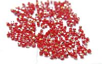 4mm Dark Red Coral Aurore Boreale Swarovski Bicone beads Cuts 36/72/144/432/1000 Pieces jewelry making materials