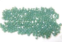 3mm Palace Green Opal Swarovski Bicone beads 36/72/144/432/720 Pieces (393) jewelry supplies, couture embroidery, wedding embellishments