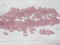 Brick Pink Opal Rose Genuine Czech Bicone (4mm) 36/72/144/432/720 Pieces (71010) rare findings, embroidery materials, vintage beads