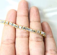 4mm Square Preciosa fancy Rhinestone Chain in Crystal 0.5/1 Meter Wedding Bridal Supplies|Jewelry Making|Decoration