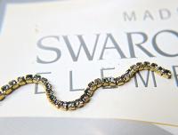 4mm Square Swarovski fancy Rhinestone Chain in Black Diamond 0.5/1 Meter Brass/Vintage Black Settings Wedding Bridal Supplies|Decoration