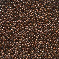 13/0 Charlotte Cut Beads Metallic Dark Copper 5/10/20/50/250/500 Grams craft supplies, jewelry making, embroidery materials, vintage beads