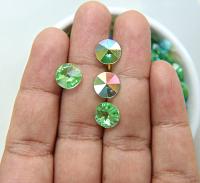 10mm SWAROVSKI 6428 Rivoli Crystal Pendant Beads in (8 Colors) 2/4/24/72/144 Pieces