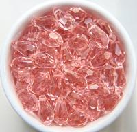 Vintage Czech Blush Rose crystal Drops 18x9 MM Fancy Crystal drops 3/12/36 Pieces