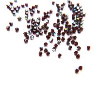 Swarovski (3/4mm) Garnet Aurore Boreale (241) Bicones 36/72/144/432/720 Pieces Jewelry making beads, PREMIUM BEADS, sew materials, couture