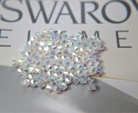 5mm Swarovski White Alabaster Aurore Boreale 2X FC Bicones 12/36/72/144/432/720 Pieces rainbow beads, couture embellishments, wedding deco