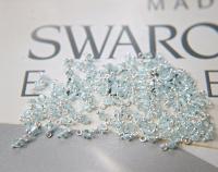 4mm Swarovski Light Azore crystal dangles in Sterling Silver wire wrapped- charms- drops- jewelry making 72/144/432/1000Pieces