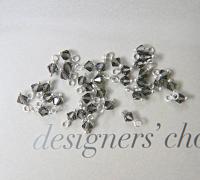 4mm Swarovski Black Diamond crystal dangles in Sterling Silver wire wrapped- charms- drops- jewelry making 72/144/432/1000Pieces