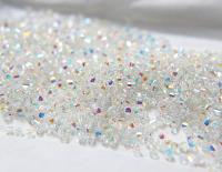 3mm Swarovski CRYSTAL AB Beads 5020 Faceted Helix Bead 6/12/36/72/144/288/720/1440 Pieces Jewelry making beads, vintage findings, rare beads