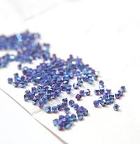 4mm Swarovski Garnet AB 2X FC Bicones Beads Rainbow 36/72/144/432/720 Pieces (241) jewelry making, embroidery couture materials