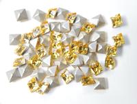 8 mm Swarovski #4447 Square Fancy Stone Light Topaz 6/36/72/144 Pieces (226)