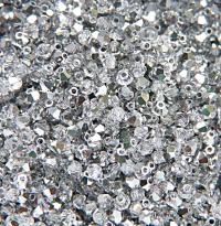 6mm Crystal Comet Argent Light Bicone beads Cuts 20 Gross (2880 Pieces) Rare findings, jewelry making, craft supplies, embellishment