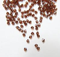Light Smoked Topaz (4mm) Swarovski Bicone beads 36/72/144/432/720 Pieces (221) Rare findings, jewelry making, craft supplies, embellishment