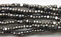 13/0 Charlotte Cut Beads MATT Gunmetal 5/10/20/50/250/500 Grams craft supplies, jewelry making, embroidery materials, vintage beads, rare