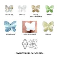 Swarovski Elements 12mm #5754 Crystal Butterfly (7 Colours) 2/12/24/72/144 pieces