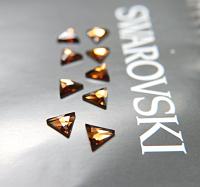 Swarovski 2720 Cosmic Delta 12.5mm Smoked Topaz Non Hotfix 6/24/72/144 pieces home decorations / crystal embellishment Nail art decoration