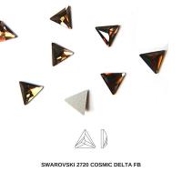 Swarovski 2720 Cosmic Delta 12.5mm Smoked Topaz Non Hotfix 6/24/72/144 pieces home decorations / crystal embellishment Nail art decoration
