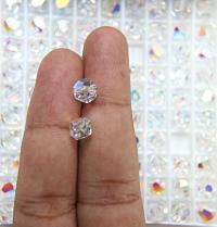 Swarovski 5603 6mm Graphic Cube Crystal Aurore Boreale 12/36/72/144/288 Pieces PREMIUM MATERIALS, vintage findings, wedding jewlery making
