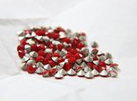 Swarovski 34ss Chaton Round Dark Coral Red (396) 6/12/24/100/300 Pieces Vinatge Swarovski, Jewelry making, premium materials, embellishments