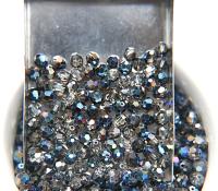 5mm Swarovski Elements Article 5000 Crystal Metallic Blue Faceted Round Beads 6/12/36/172/44/288/720 Pieces