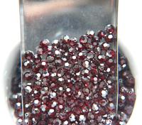 5mm Swarovski Elements Article 5000 Siam SATIN Faceted Round Beads 6/12/36/172/44/288/720 Pieces