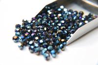6mm Swarovski Elements Article 5000 Metallic Blue Faceted Round Beads 6/12/36/172/44/288/720 Pieces